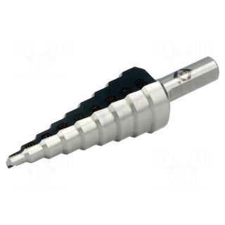 Drill bit | for thin tinware | Ø: 6÷20mm | HSS | Steps: 9