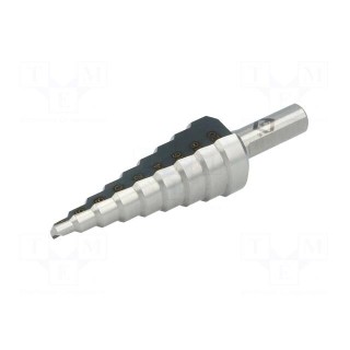 Drill bit | for thin tinware | Ø: 6÷20mm | HSS | Steps: 9