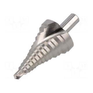Drill bit | Ø: 6÷40.5mm | thin tinware,plastic | Ø10mm | Steps: 13