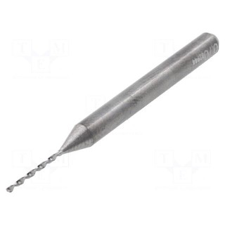 Drill bit | PCB | Ø: 0.7mm | carbon steel | 1/8" (3,175mm)