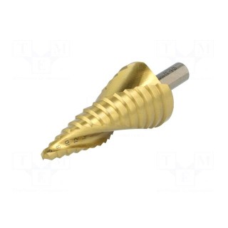 Drill bit | for thin tinware | Ø: 6÷32mm | HSS | Steps: 14