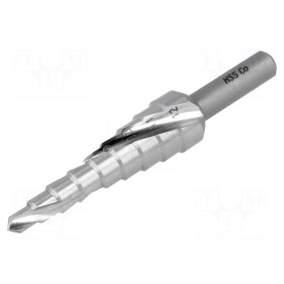 Drill bit | Ø: 6÷37mm | high speed steel cobalt HSS-E | 10mm