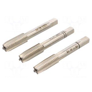 Kit: taps | for blind holes,to the through holes | L: 56mm | 4,9mm
