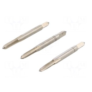Kit: taps | for blind holes,to the through holes | L: 45mm | 4,5mm
