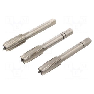 Kit: taps | for blind holes,to the through holes | L: 70mm | 5,5mm