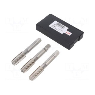 Tap | high speed steel grounded HSS-G | M12 | 1.75 | 75mm | 7mm | 3pcs.