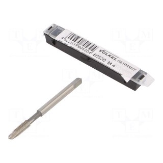 Tap | high speed steel grounded HSS-G | M4 | 0.7 | 53mm | 3,15mm
