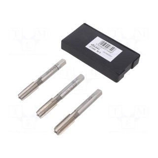 Tap | high speed steel grounded HSS-G | M9 | 1.25 | 63mm | 5,5mm | 3pcs.