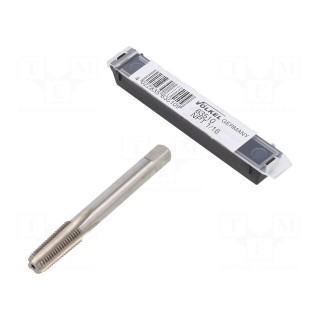 Tap | high speed steel grounded HSS-G | NPT 1/16" | 65mm | 5,5mm