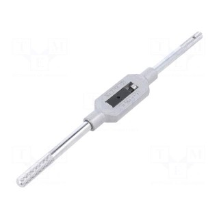 Tap wrench | cast zinc | Grip capac: 5/32"-1/2",G 1/8",M4-M12