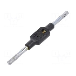 Tap wrench | steel | Grip capac: 1/16"-1/4",M1-M8 | 130mm
