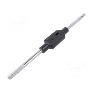 Tap wrench | steel | Grip capac: 7/32"-3/4",G 1/8"-G 1/2",M5-M20