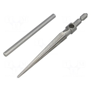 Taper reamer | Blade: 55-58 HRC | carbon steel | Tool length: 127mm