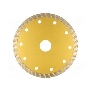 Cutting diamond wheel | Ø: 125mm | Øhole: 22.23mm | Disc thick: 2.4mm