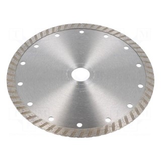 Cutting diamond wheel | Ø: 180mm | Øhole: 22.23mm | Disc thick: 3mm