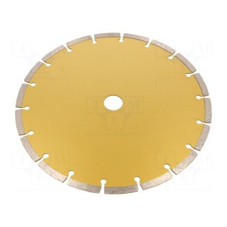 Cutting diamond wheel | Ø: 230mm | Øhole: 22.23mm | Disc thick: 2.8mm