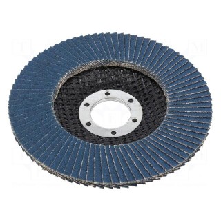 Flap grinding wheels | Ø: 115mm | Øhole: 22.23mm | Granularity: 120