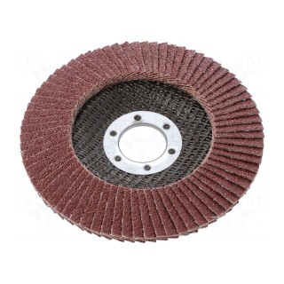 Flap grinding wheels | Ø: 115mm | Øhole: 22mm | Granularity: 60