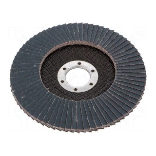 Flap grinding wheels | Ø: 125mm | Øhole: 22.23mm | Granularity: 60