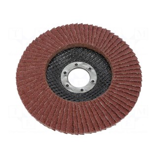 Flap grinding wheels | Ø: 125mm | Øhole: 22.2mm | Granularity: 40