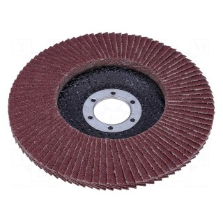 Flap grinding wheels | Ø: 125mm | Øhole: 22.2mm | Granularity: 80