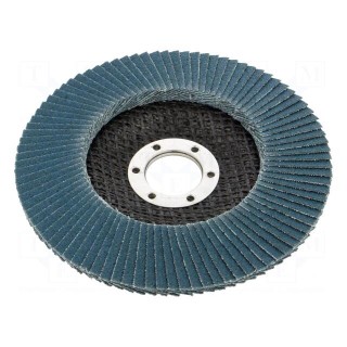 Flap grinding wheels | Ø: 125mm | Øhole: 22.2mm | Granularity: 80