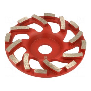 Grinding wheel | Ø: 125mm | Øhole: 22.2mm | concrete,stone