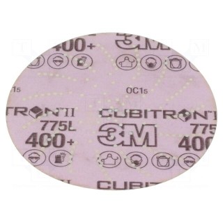Wheel | 125mm | Granularity: 400 | with holes | CUBITRON II