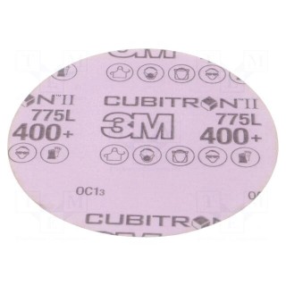 Wheel | 125mm | Granularity: 400 | w/o holes | CUBITRON II