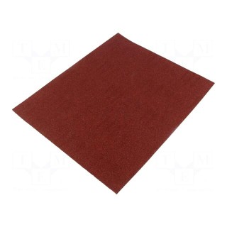 Cleaning cloth: sandpaper | Granularity: 150 | 230x280mm | 6s.