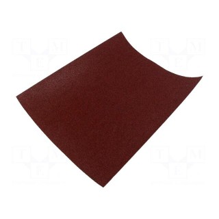 Cleaning cloth: sandpaper | Granularity: 80 | 230x280mm