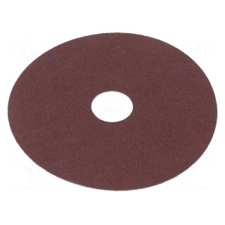 Sanding plate | Granularity: 100 | fiber | Ø115mm | 6pcs.