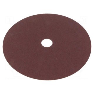 Sanding plate | Granularity: 100 | fiber | Ø180mm | 6pcs.