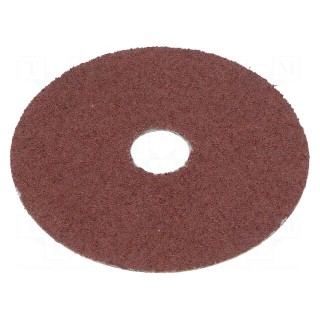 Sanding plate | Granularity: 36 | fiber | Ø115mm | 6pcs.