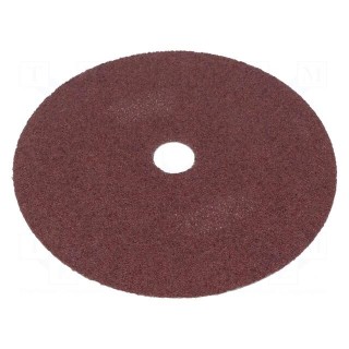 Sanding plate | Granularity: 36 | fiber | Ø180mm | 6pcs.