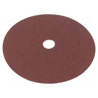 Sanding plate | Granularity: 60 | fiber | Ø180mm | 6pcs.