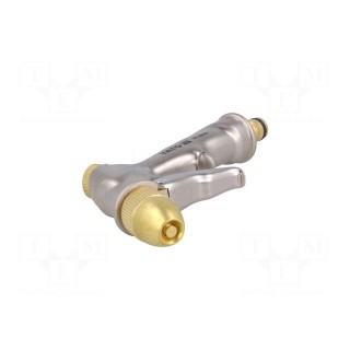 Adjustable sprinkler | brass | pistol | 1/2"