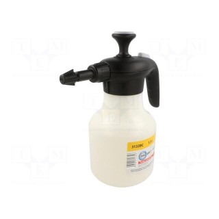 Compression sprayer | for alcohols,for alkalis | plastic | 1.5l