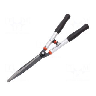 Cutters | for hedge | L: 550mm | steel | Handle material: aluminum