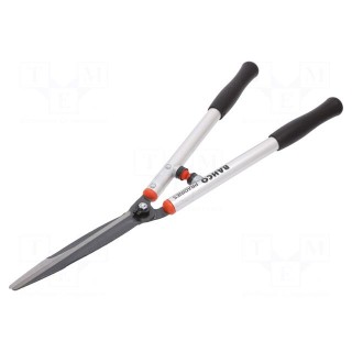 Cutters | for hedge | L: 650mm | steel | Handle material: aluminum