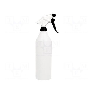 Trigger sprayer | for alcohols,for alkalis | plastic | 1l