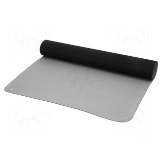 Bench mat | ESD | L: 1.2m | W: 0.6m | Thk: 2mm | grey (bright)