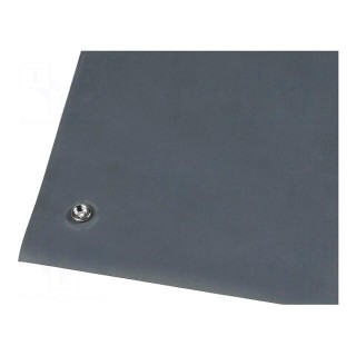 Bench mat | ESD | 600x1200mm | Thk: 1.7mm | Mat: Nitrile™ rubber | grey