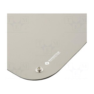 Bench mat | ESD | L: 900mm | W: 610mm | Thk: 2mm | grey (bright) | 60°C