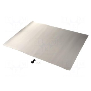 Floor mat | ESD | L: 1.5m | W: 1.2m | Thk: 2mm | grey