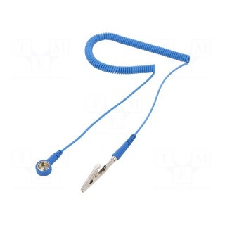 Connection cable | ESD,coiled | 1MΩ | 3.05m