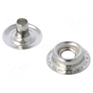 Male press stud | ESD | 10pcs | Application: designed for ESD mats