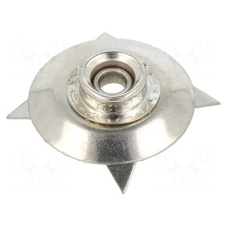 Male press stud | ESD | 10pcs | Application: designed for ESD mats