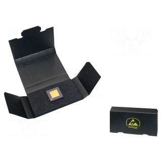 Box with foam lining | ESD | 60x100x15mm | Features: conductive