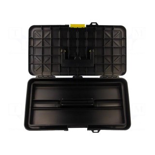 Container: toolbox | ESD | black,yellow | 350x180x150mm